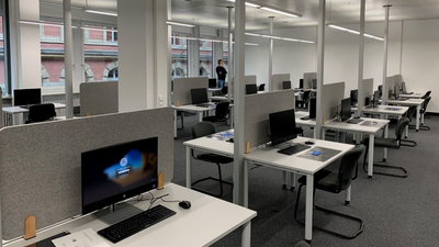 Prüfungsraum in Hamburg - E-Klausur - Software Q-Exam